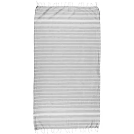 BUTLERS Surfside Hamamtuch 90 x 170 cm hellgrau