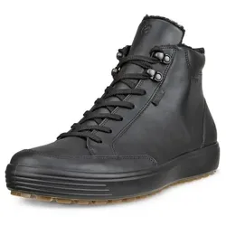 ECCO Wanderschuhe Soft 7 Tred (Leder, hoher Tragekomfort) schwarz Herren