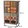 MCW Apothekerkommode 120 x 62 x 33 cm Mehrfarbig