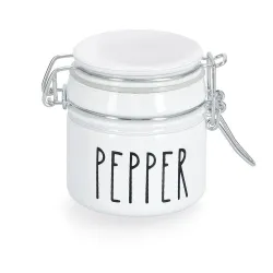 Zeller Gewürzglas mit Bügelverschluss, 100 ml 19644 , Motiv: Pepper