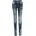 Jeans Damen Gr 34 Länge 34 blau 86 Baumwolle 10 Elasthan 4 Polyester unifarben slim fit lang Jeans Slim-fit-Jeans mit auffällig farbigen Ziernähten WD256