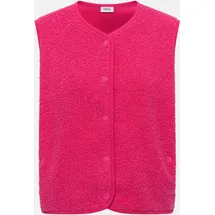 Cecil Weste in Wolloptik pink XXL