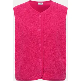 Cecil Weste in Wolloptik pink XXL