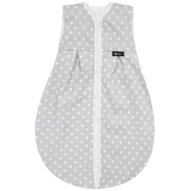 Alvi Kugelschlafsack Molton Stars silber 90 cm