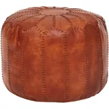 Wohnling Hocker WL6.088 braun Leder, 1 St.