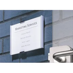 Durable INFO SIGN - Schildhalterung - geeignet für Wandmontage, Türbefestigung