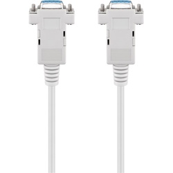 Goobay D-SUB 9 pin Anschlusskabel, Buchse/Buchse, seriell 1:1 - D-SUB/RS-232-Buchse (9-polig) > D-SUB/RS-232-Buchse (9-polig)