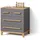 livinity® Mailo 80 x 88 cm Grau/Artisan
