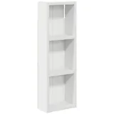 vidaXL Badezimmer-Wandschrank Weiß 20 x 10 x 60,5 cm Holzwerkstoff
