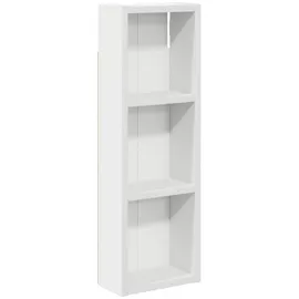 vidaXL Badezimmer-Wandschrank Weiß 20 x 10 x 60,5 cm Holzwerkstoff