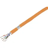 TRU Components TC-8456112 Netzwerkkabel CAT 7 S/FTP 4 x 2 x 0.24 mm2 Orange 50 m