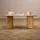 Idimex Mesa Beige Kiefer 110 x 45 x 60 cm