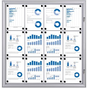 Showdown® Displays Schaukasten S alu 12x DIN A4