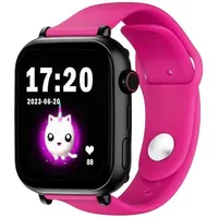 SaveFamily Lollipop 4G GPS 40 mm Digitalgehäuse Schwarz Sportarmband Fuchsia One Size