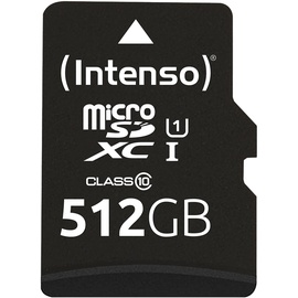 Intenso microSD UHS-I Premium 512 GB + SD-Adapter