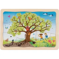 GOKI 57346 Schichtenpuzzle Mein Apfelbaum