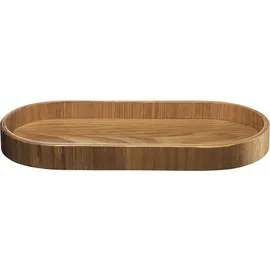 Asa Selection ASA Wood Holztablett oval 11 x 23 cm nude