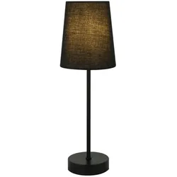 Home Deluxe GmbH HOME DELUXE Tischlampe VANA - Schwarz | Tischlampe, klassische Tischlampe, schwarze Lampe