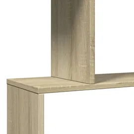 vidaXL Bücherregal 3 Fächer 70 x 24 x 97 cm Braun