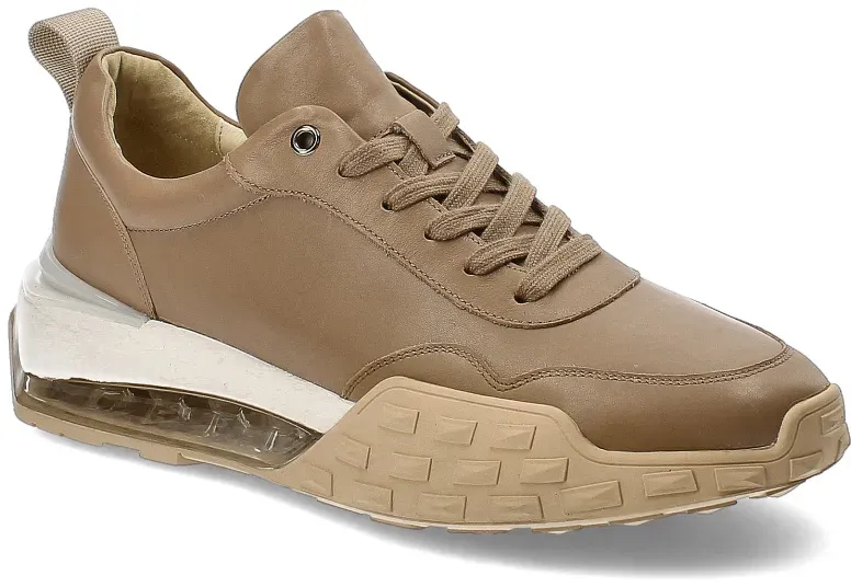 Braune Sneakers John Doubare Modische Herrenschuhe, 41