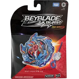 Hasbro Beyblade Burst Pro Series Kolossal Helios D07-PSK/PR-30, Rotationsshirt mit Launcher, F7802 Hasbro