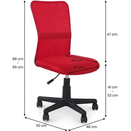 Idimex TODI Netzstoff Rot