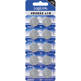 Logilink CR2025B10 Haushaltsbatterie Einwegbatterie CR2025 Lithium