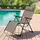 Mobili Rebecca Liegestuhl Zero Gravity 113 x 66 x 104 cm Beige/Dunkelgrau