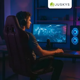 Juskys HyperSeat Kunstleder Bordeaux