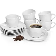sänger Bilgola Kaffeetassen Set 12-tlg. weiß
