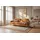 Home Affaire 3-Sitzer HOME AFFAIRE "Pinto Skandi,Maxi-Ausführung, 236 cm, Chenille, Struktur", orange (brick rot), B:236cm H:89cm T:97cm, 100% Polyester, Sofas, mit Keder, Massivholzfüße Eiche geräuchert, Wellenunterfederung