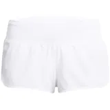 Under Armour Launch Pro 2 Inch Laufshorts Damen 100 white/white/reflective L