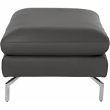 Calia Italia Hocker Dave mit edlem Metallfuß 95 x 42 x 68 cm Grau
