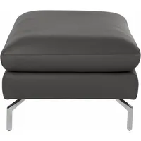 Calia Italia Hocker Dave mit edlem Metallfuß 95 x 42 x 68 cm Grau