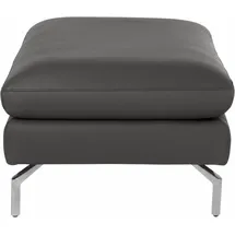 Calia Italia Hocker Dave mit edlem Metallfuß 95 x 42 x 68 cm Grau