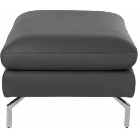 Calia Italia Hocker Dave mit edlem Metallfuß 95 x 42 x 68 cm Grau