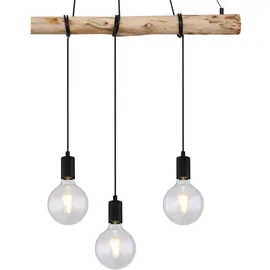 GLOBO Hängeleuchte Auston 4-flammig Metall Schwarz matt