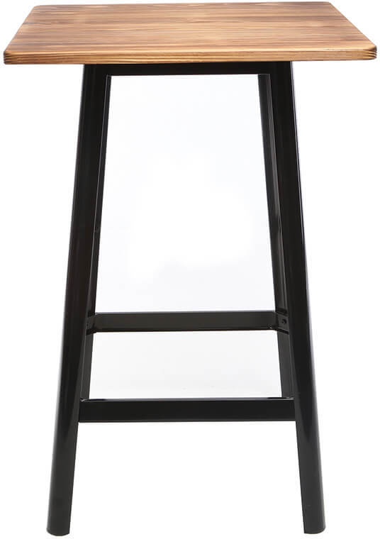 Table de bar design noire L70 cm JONES