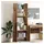 vidaXL Bücherregal 60 x 35 x 180 cm Altholz