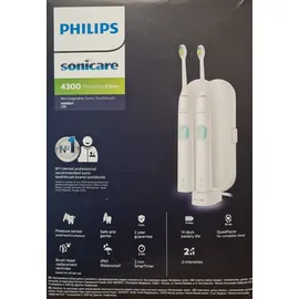 Philips Sonicare ProtectiveClean 4300 HX6807/35 Doppelpack + Reiseetui