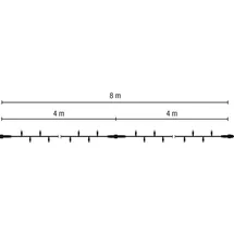 Scharnberg & Hasenbein LED-String-Lite 160 2x4m 4m weiß