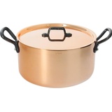 De Buyer Inocuivre Bratentopf mit GUSSGRIFF + Deckel, Ø 24CM