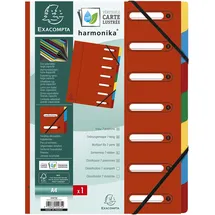 Exacompta 55075E Karton, Mehrfarbig, rot