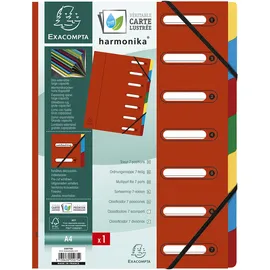 Exacompta 55075E Karton, Mehrfarbig, rot