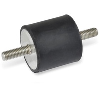 Ganter norm 451-100-55-M16-SS-55 Gummipuffer, Edelstahl