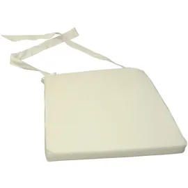 Hofmann Living And More Stuhlkissen, gelb (vanille, unifarben), B:46cm H:5cm L:43cm, Polyester, HOFMANN LIVING AND MORE, Dekokissen_Sitzkissen_Kissenhüllen, Stuhlkissen, (2 Stck.)