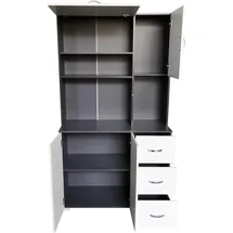 Hti-Living Küchenbuffet Blanca Grau/Weiß