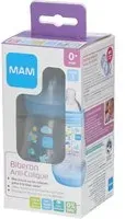 MAM Biberon anti-colique 160 ml de 0 à 6 mois motif Bleu Bouteilles 1 pc(s)