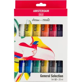 Amsterdam Standard Series Acrylfarben Set 12 St. 20 ml