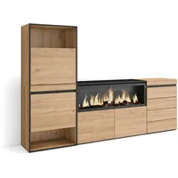 SKRAUT HOME Schuhschrank, Raumsparschrank, 224x35x145 cm, Schlafzimmer, Raum, XXL